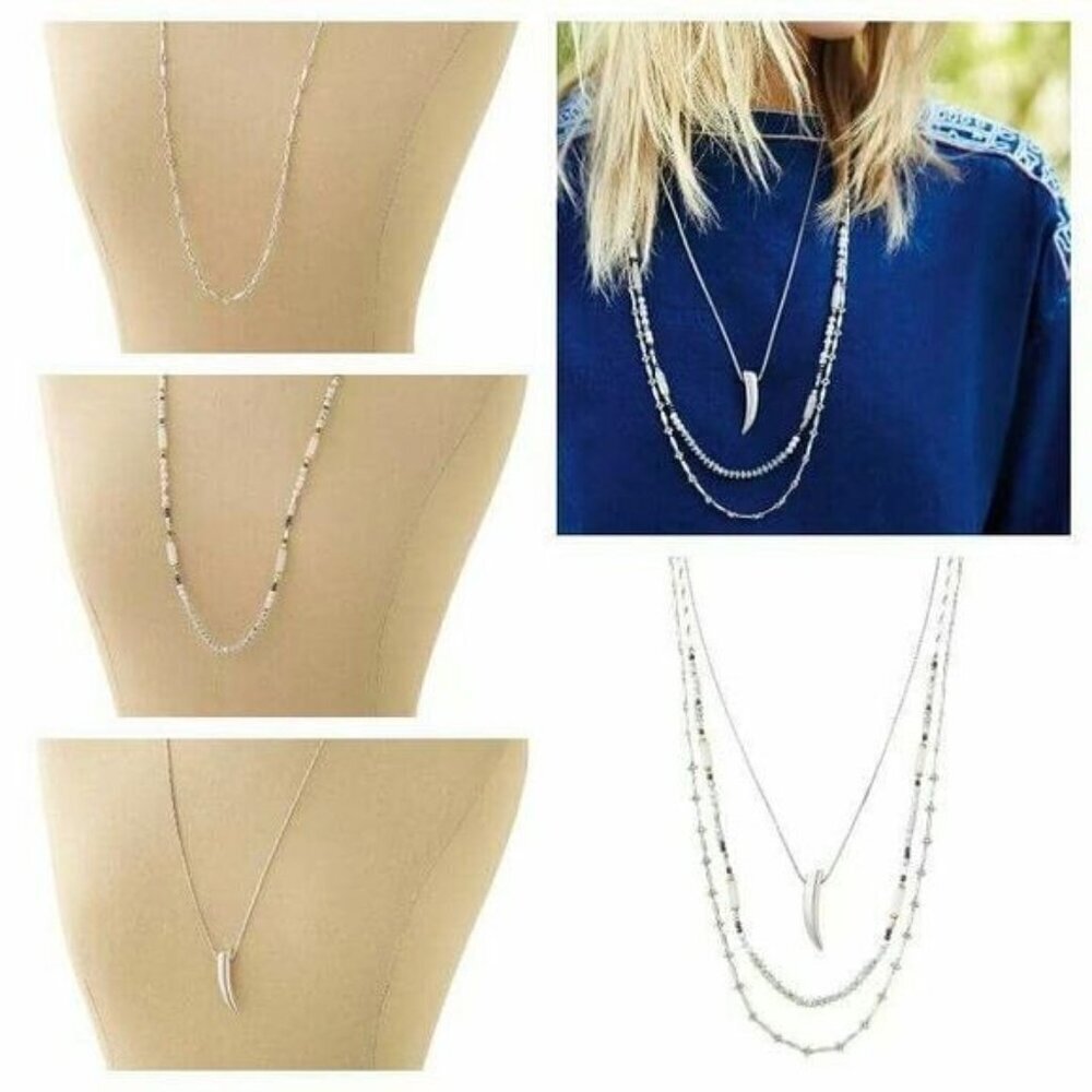 Stella & Dot Tiburon 3-in-1 Layered Necklace - Picture 2 of 5